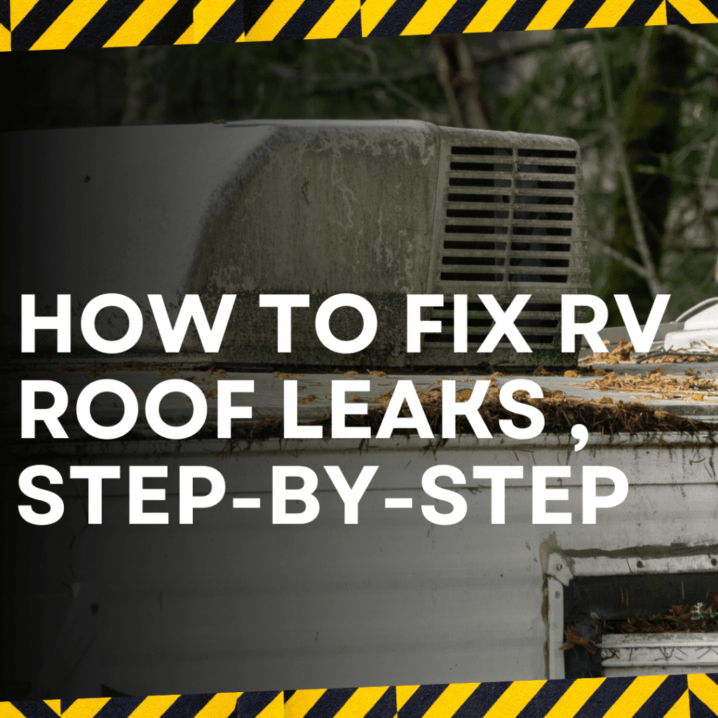 How To Fix Leak In Rv Roof